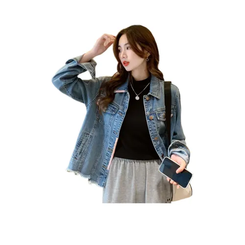 JEANSWEST Светло-синие Женские Джинсовые Куртки