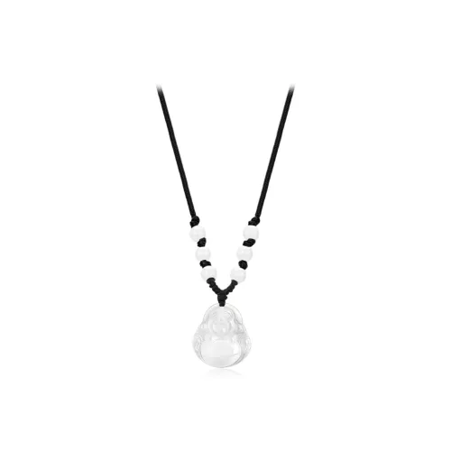 WANLIACC Ткань Майтрейя Будда Ожерелье Женское