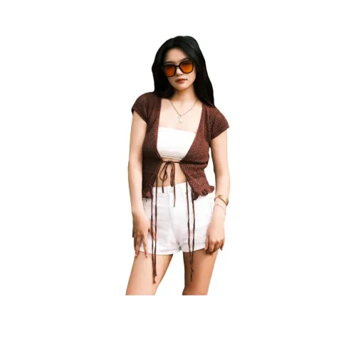 PACSUN Белые Женские Джинсовые Шорты