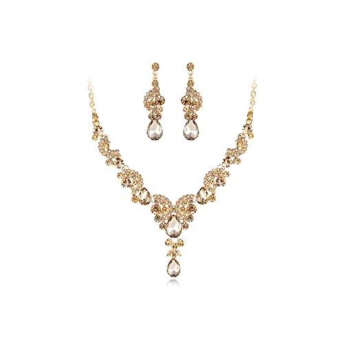 Shiban Сплав Rhinestone Ожерелья Унисекс