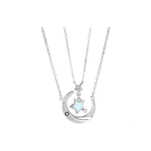 MISS WEI 925 стерлинговое серебро ожерелья унисекс