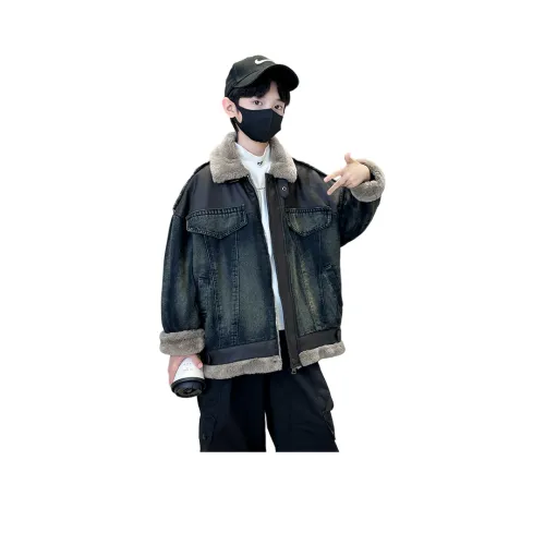 Little Redfish Куртки и Пальто Джинсовый Синий Подростки