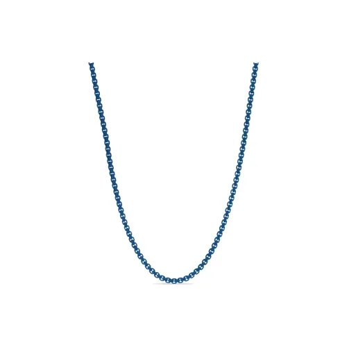 David Yurman 14K Gold Stainless Steel Necklaces Women's Blue David Yurman 14К золото нержавеющая сталь ожерелья женские синий