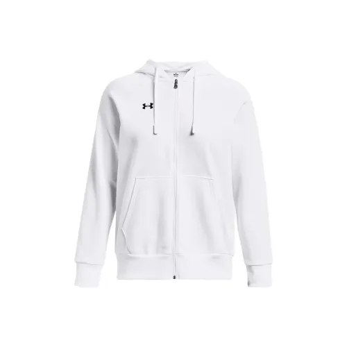 Under Armour Rival Fleece Белые Женские Толстовки