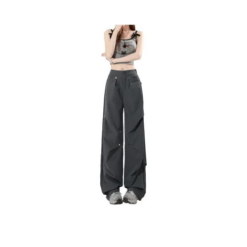 ZAZN Темно-серые Женские Брюки Карго