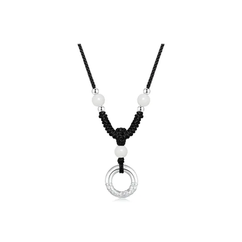 LAOYINFANG Серебряные ожерелья унисекс