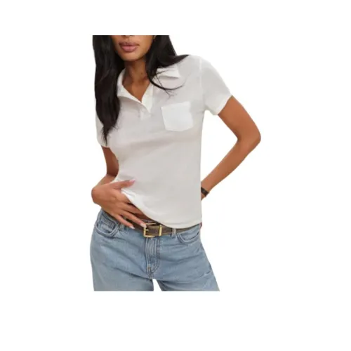 Reformation Louie T Polo Shirt Женская