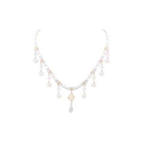 KING OF BLING Сплав Искусственная жемчужина Смола Ожерелья Женские