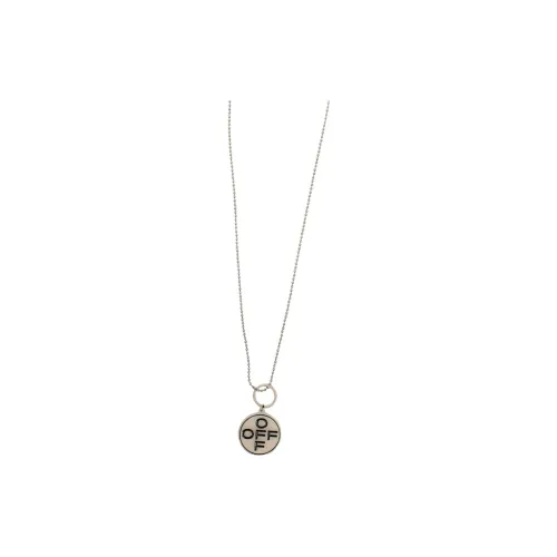Off Белый Metal Necklaces Серебряный Женские