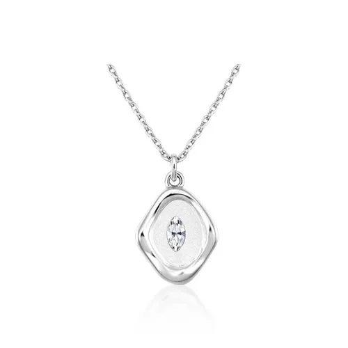 Abyb Charming Медное Покрытие с Boss Ожерелье Унисекс Золото Серебро