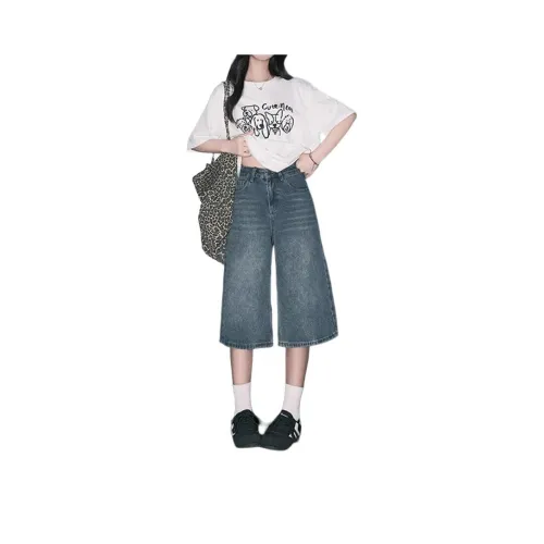 FOREVER 21 Винтажные синие женские джинсовые шорты