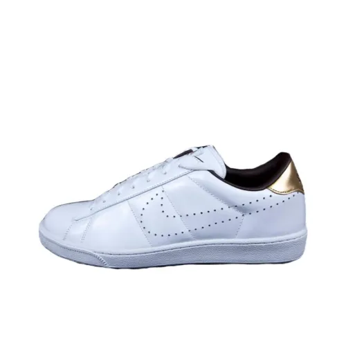 Nike Tennis Classic Устойчивые к истиранию Низкие Кроссовки для скейтбординга Мужские Белые