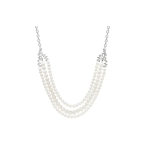 TIFFANY CO. Paloma Picasso Серебряные Жемчужные ожерелья Women's Silver