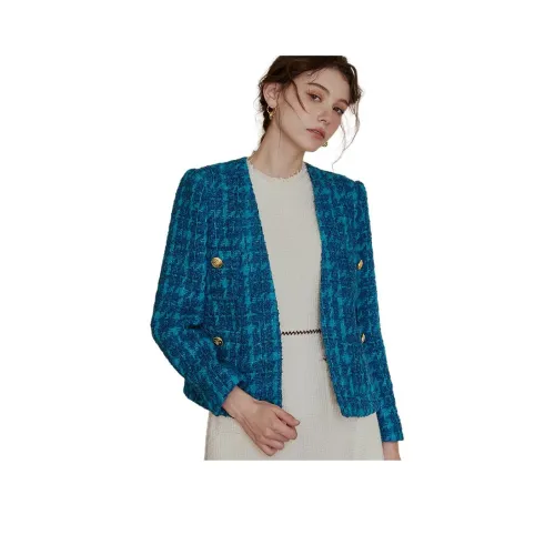 ROEYSHOUSE Бизнес-костюм женский цвет павлин-синий