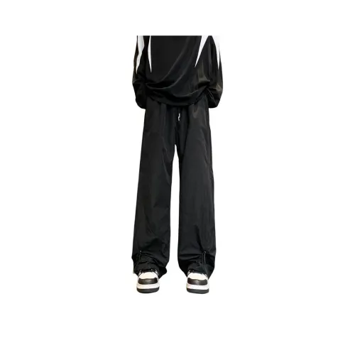 GOODHENLCE Черные унисекс повседневные брюки