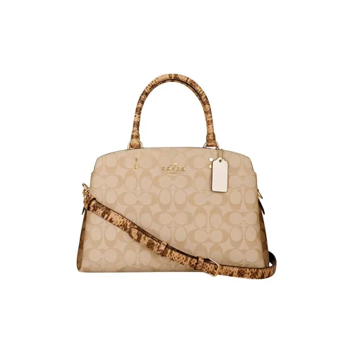 COACH Lillie ПВХ Сумка через плечо Сумка Большая Женская Хаки