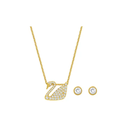 Swarovski Swan Элемент Swarovski Metal Necklaces Женские