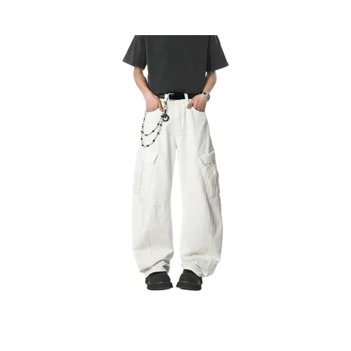 M JEANS STUDIOS 7 Белый Унисекс Джинсы