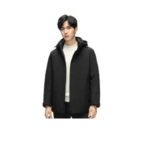 SNOW FLYING Пуховик Мужской Яркий Черный