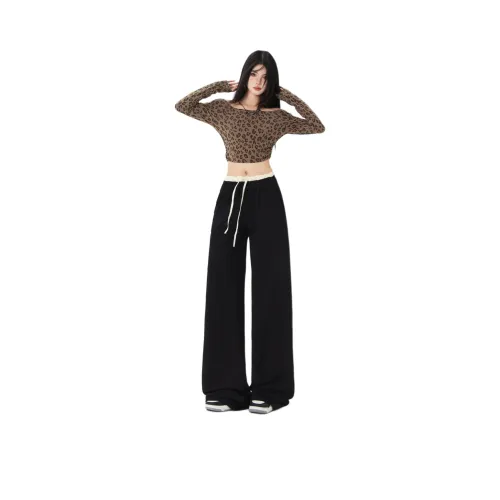 OROI Повседневные брюки Женские Черный