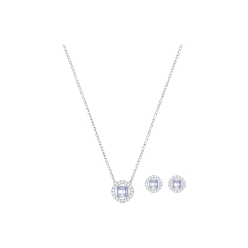 Swarovski Angelic Square Искусственные Кристальные Ожерелья Синий Женские