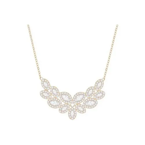 Swarovski Baron Кристальные ожерелья Женские Золотые