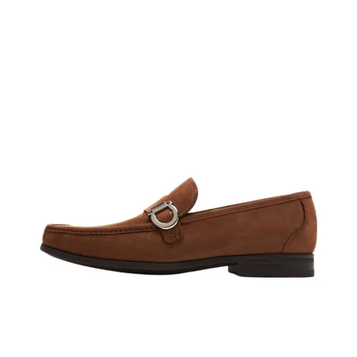 Ferragamo Caspian Лоферы Мужские Коричневые