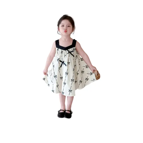 Lanza Платье Летнее Экрю Дети Возраст 3-7 лет