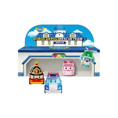 ROBOCAR POLI Инерция, Задний Спина & Glider Игрушки