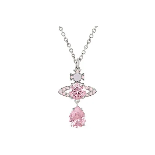 Vivienne Westwood Brass Necklaces Женские Platinum Milk Pink