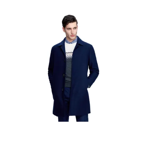 JODOLL Темно-синий Мужской Пальто