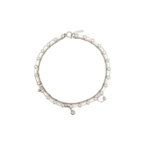 JUSTINE CLENQUET Латунные ожерелья Женское серебро