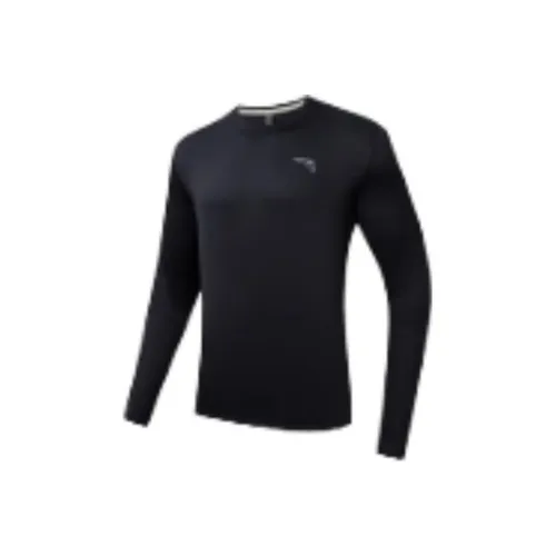 ANTA Running Collection Бег Т-Рубашка Мужская Основная Черная