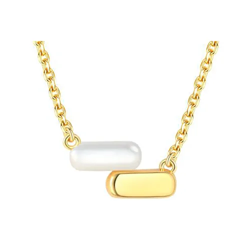 BABYBEI Жемчужная раковина Ожерелье Женское