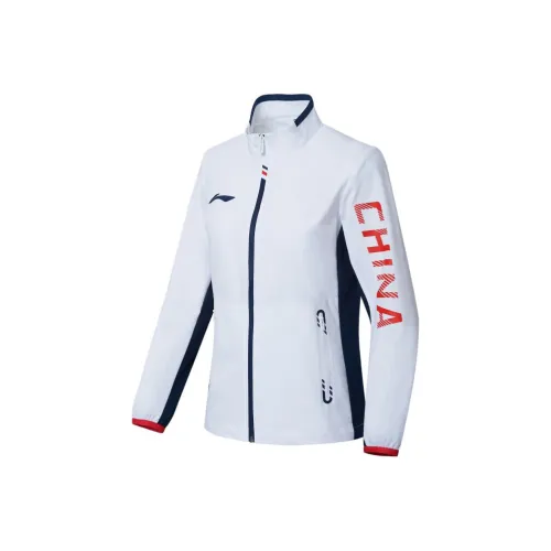 LINING Куртки Пальто Унисекс Стандартный Белый