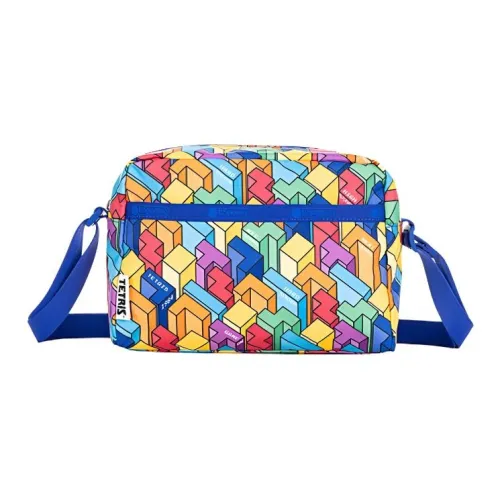 LeSportsac Tetris Коллаборация Ткань Сумка через плечо Средняя Унисекс Многоцветная