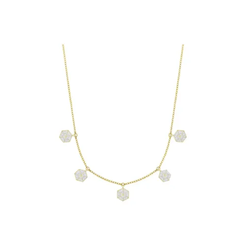 Swarovski Золото-Покрытое Ожерелье Женское