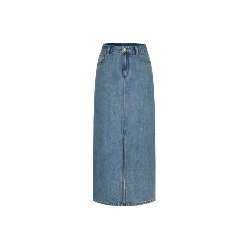 JZ. ANNAKRO Denim Long Skirt Women's