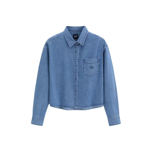 GAP Средняя стирка Женские рубашки