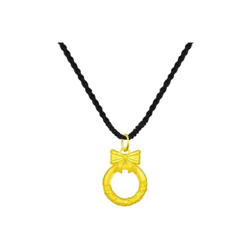 YUOFFICIAL Благоприятные облака Мирная пуговица Ожерелья Женские