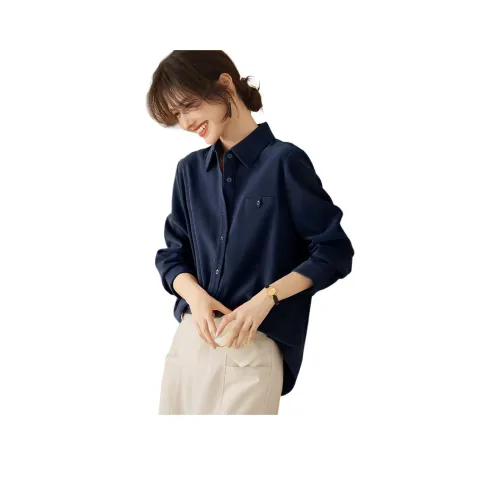 XWI Темно-синие Женские Рубашки