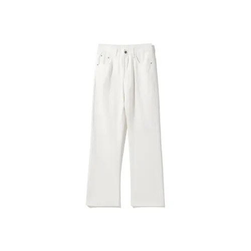 VRE Белый Унисекс Джинсы