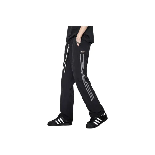 GURBAKS Мужские Повседневные Брюки Черные