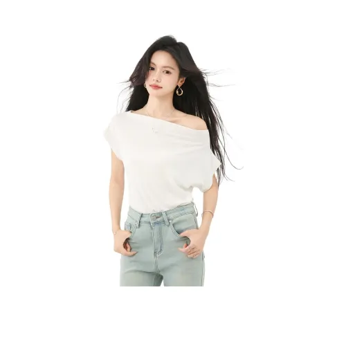 MINETTE Летняя рубашка с рукавами-летучими мышами женская