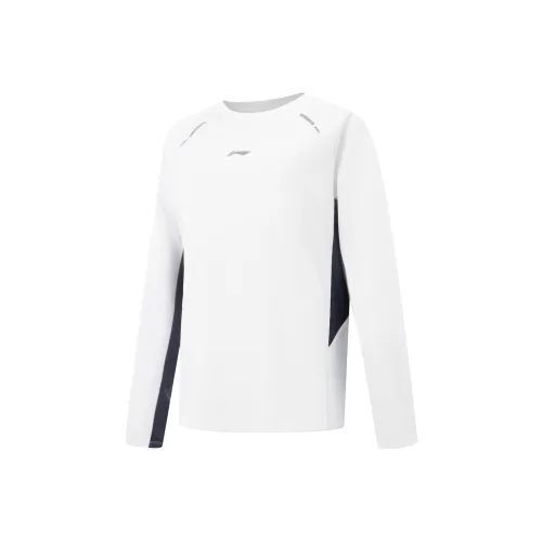 LINING YOUNG Стандартный белый школьный возраст рубашка T