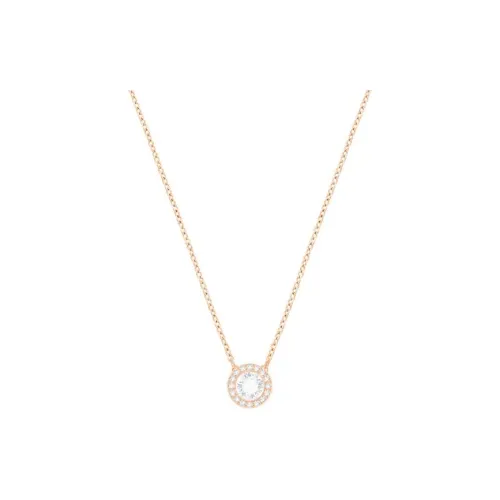 Swarovski Beating Heart Metal Necklaces Женские Розовое золото