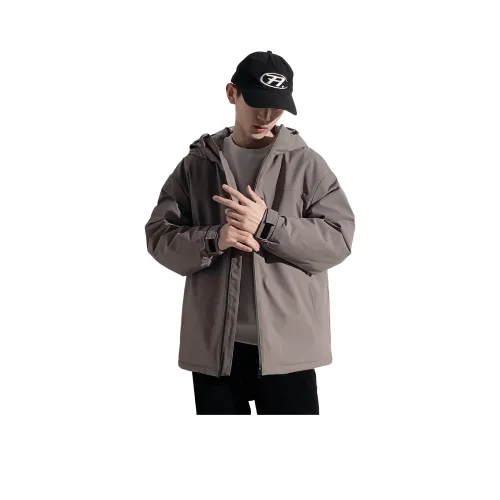 Tonlion Светло-серый зеленый Мужской пуховик