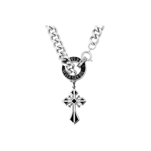 PUENTE 316 L Титановая сталь Крест Ожерелье Унисекс