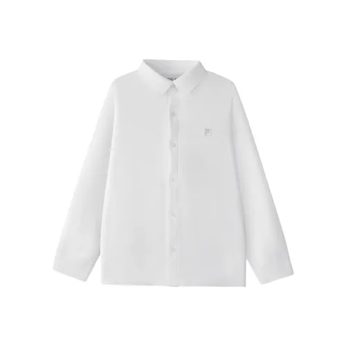FILA KIDS Рубашка Стандартная Белая Подростки