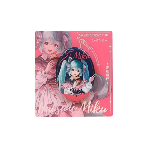 GUANGBO X Hatsune Miku Жестяной Овал Значок Сладкий сон Time Collection Аниме Официальный Store Значки